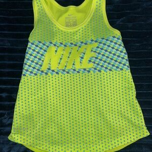 Nike Kids Tank Top in Yellow and Blue